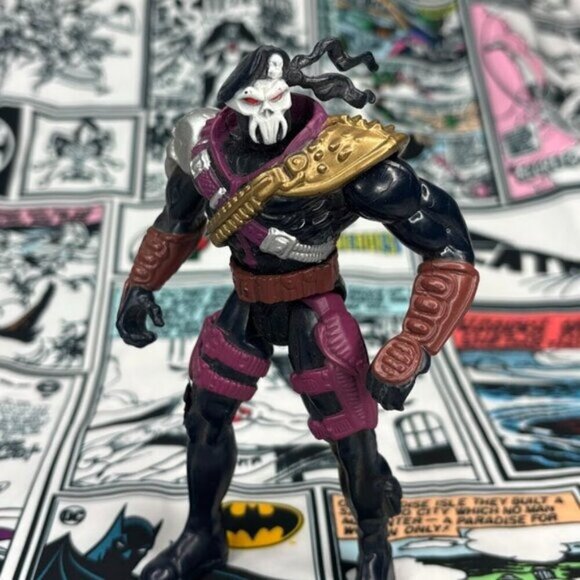 Vintage GI Joe Extreme Iron Klaw Action Figure 1996 Hasbro 5 inch Black Purple - Picture 1 of 4